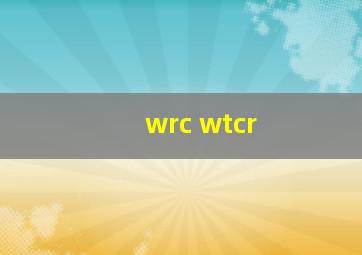 wrc wtcr